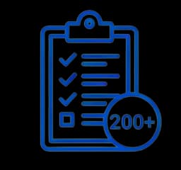 การตรวจเช็ก 200+ จุด